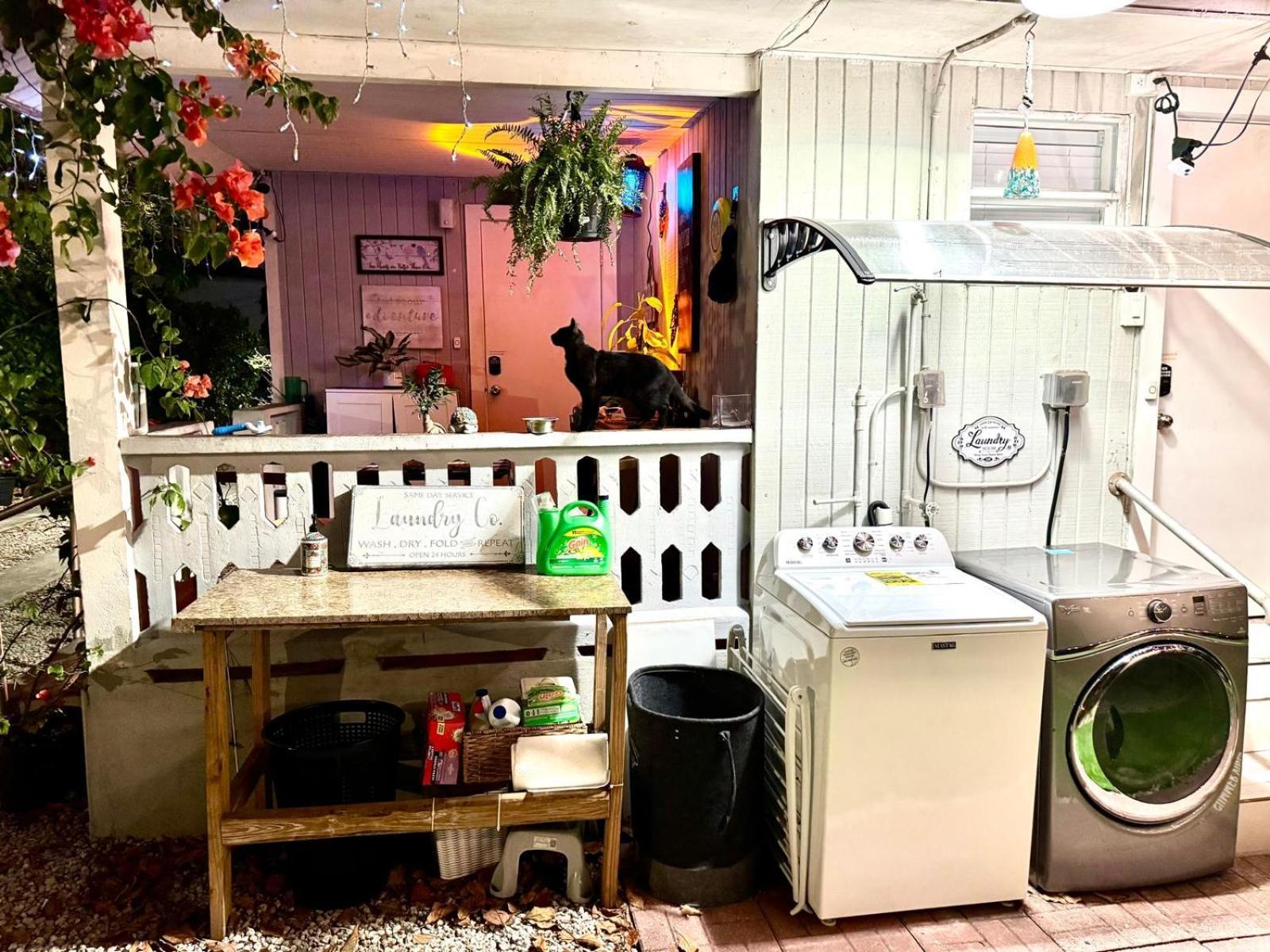 מיאמי Quiet & Centrally Located House - Private Parking, Laundry And Storage For Luggage מראה חיצוני תמונה